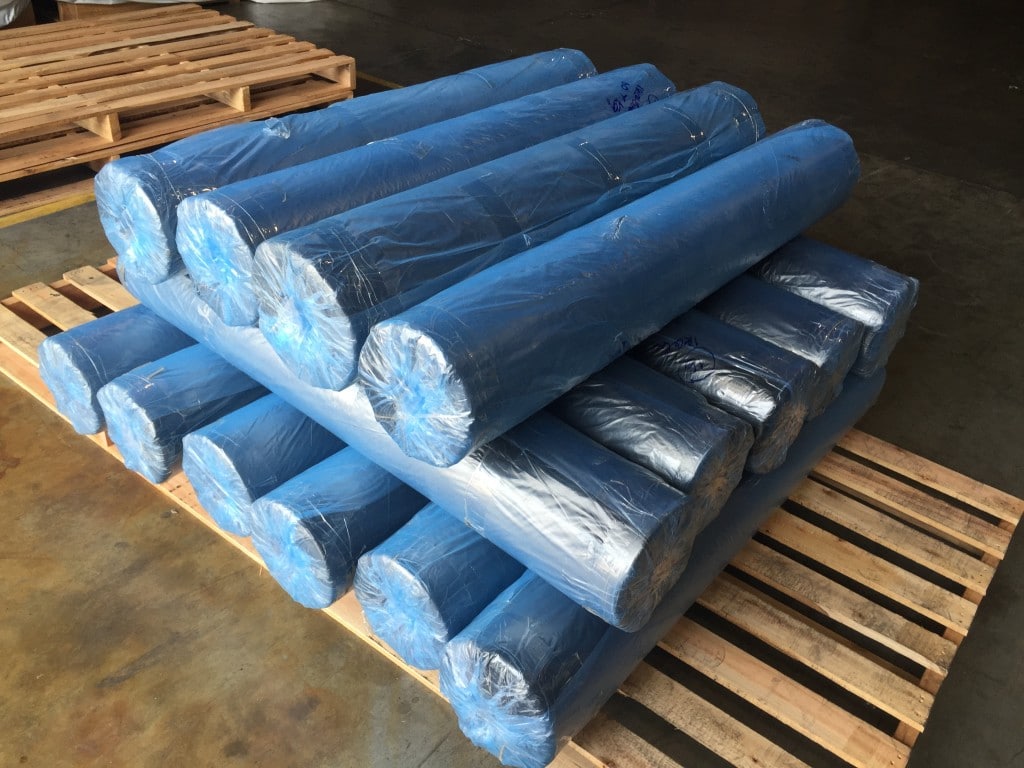 ม้วนพลาสติกงานเทคอนกรีต