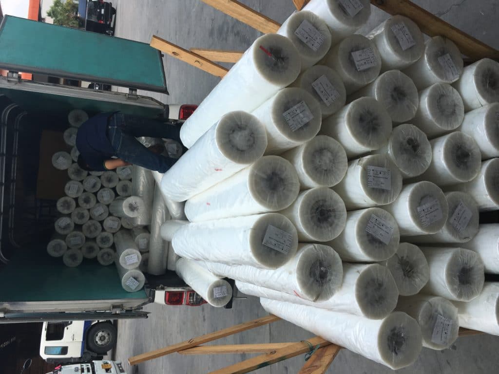 พลาสติกปูพื้นสำหรับงานเทคอนกรีต