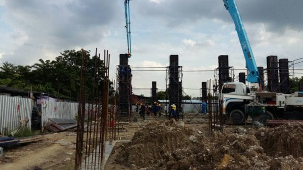 พลาสติกปูพื้นก่อนเทคอนกรีต-