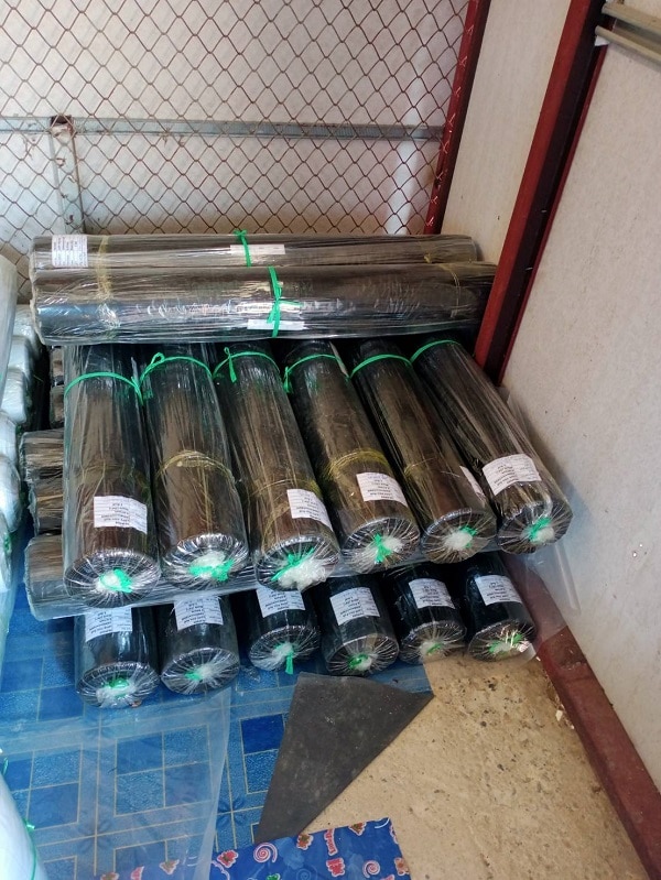 ม้วนพลาสติกอเนกประสงค์สีดำ