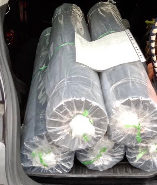 ม้วนพลาสติกปูพื้นสำหรับงานก่อสร้าง