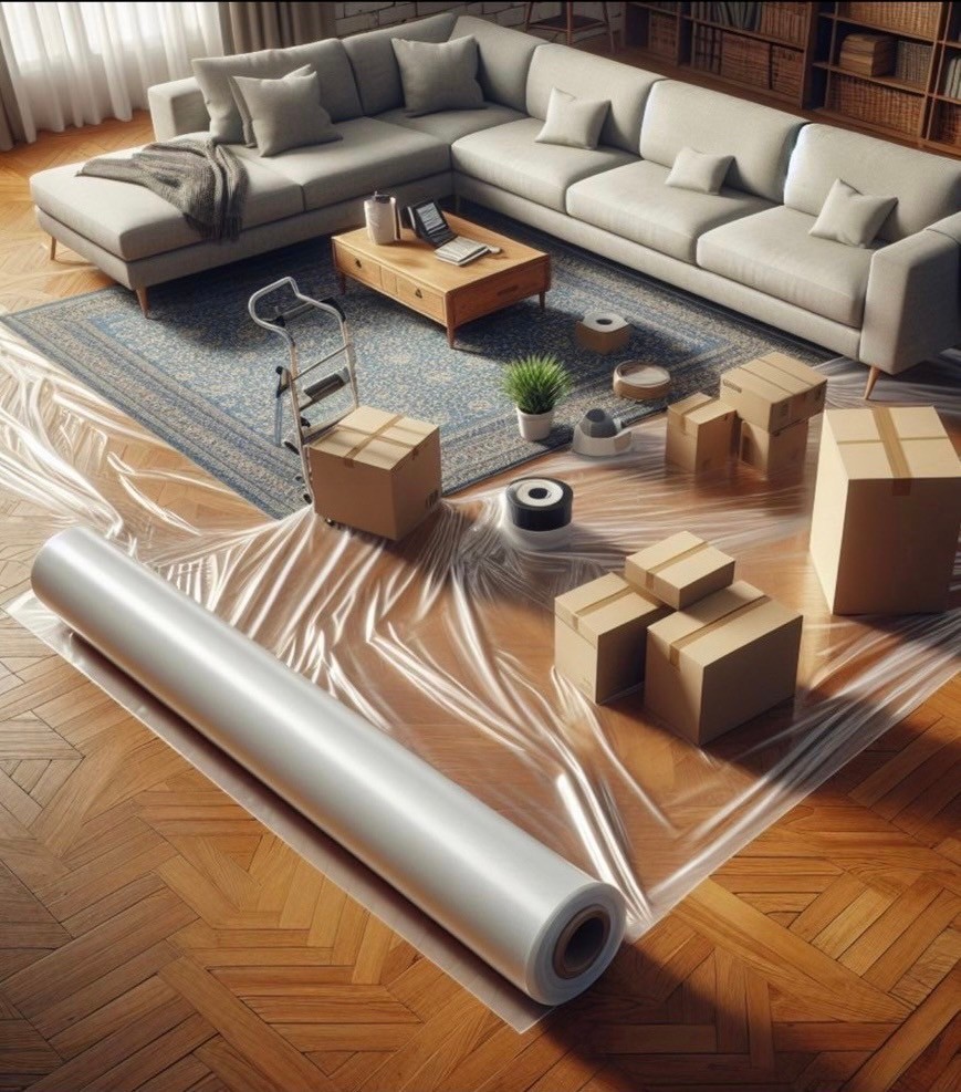 ม้วนพลาสติกปูพื้นอเนกประสงค์