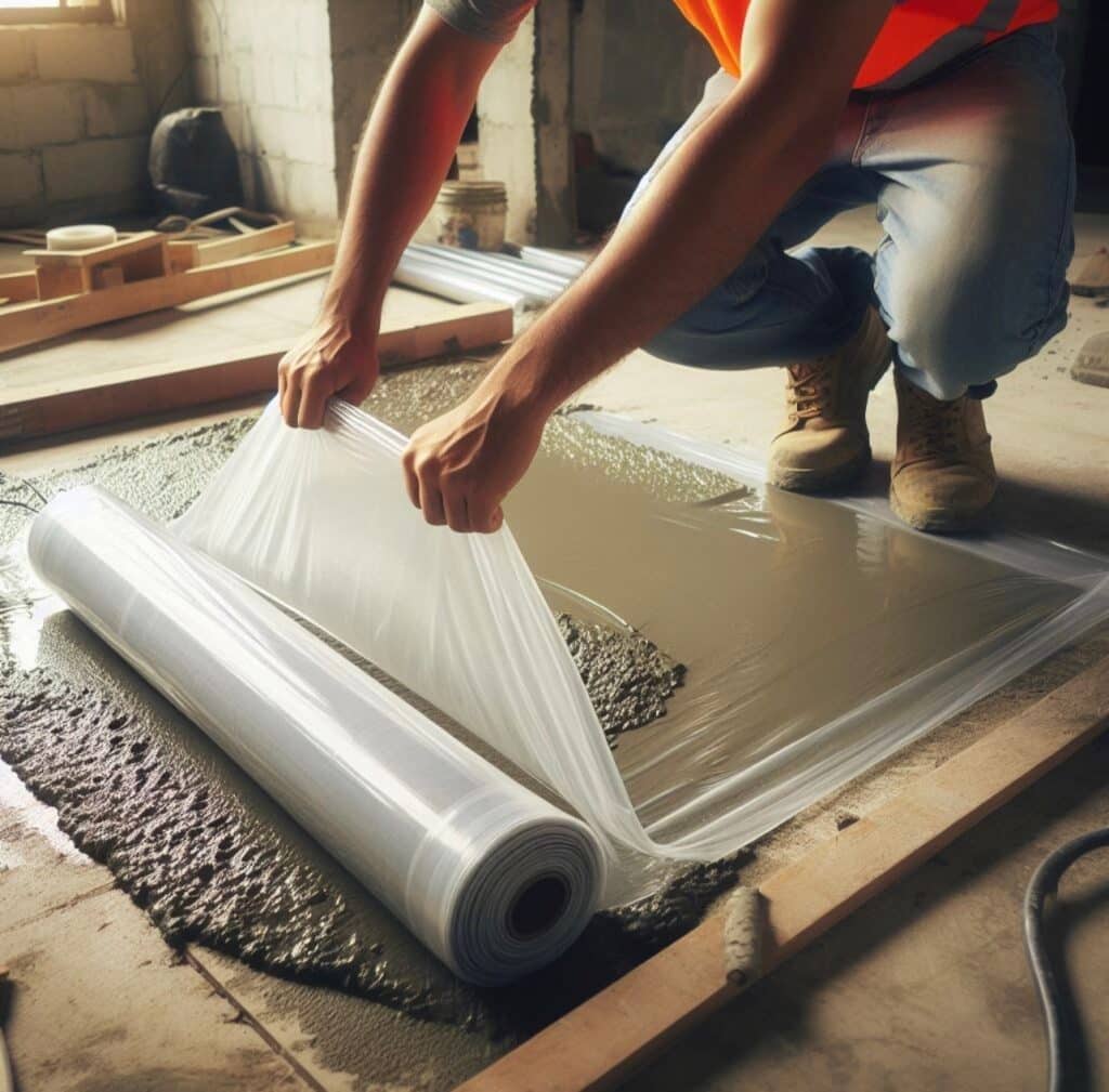 ประโยชน์ของการใช้พลาสติกปูพื้นก่อนเทคอนกรีต