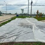 การใช้พลาสติก LDPE ปูพื้น