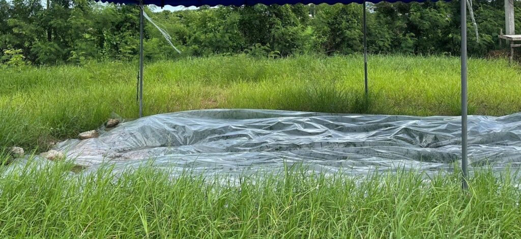 ENDUPAK : ม้วนพลาสติกปูพื้นในการจัดสวน