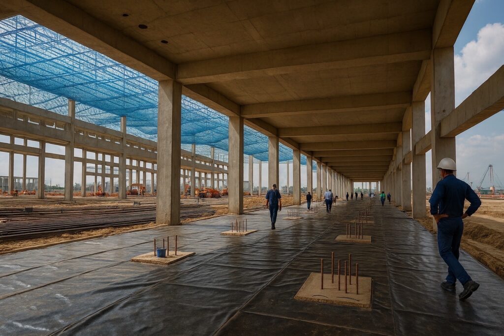 4 ข้อดีของการใช้ม้วนพลาสติกก่อนเทคอนกรีต: